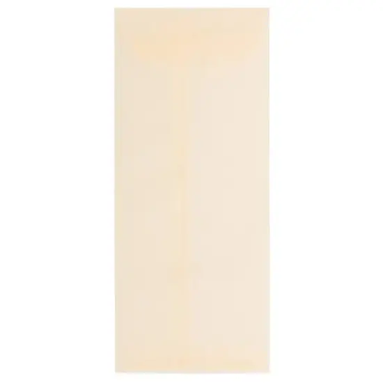 JAM Paper 4.125" x 9.5" Business Translucent Vellum Envelopes, 25ct. Spring Ochre {1}