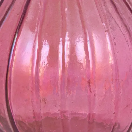 Hello Honey&reg; Multicolor Debossed Reclaimed Glass Vase Set {4}