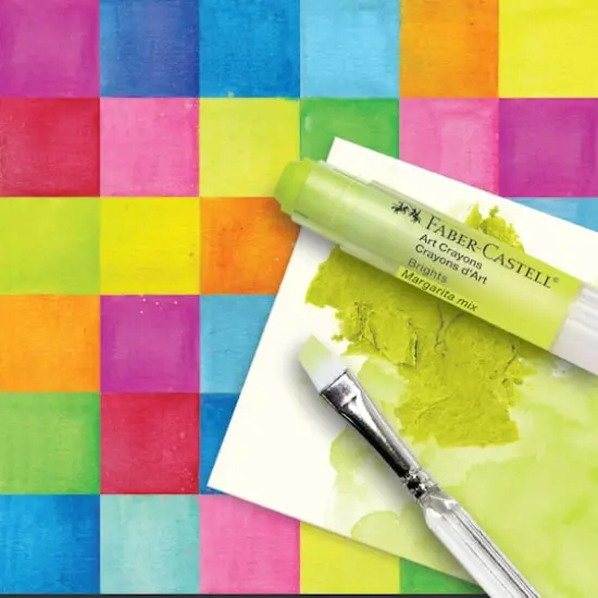 Faber-Castell&reg; Watercolor & Mixed Media Art Crayon Set Brights {5}