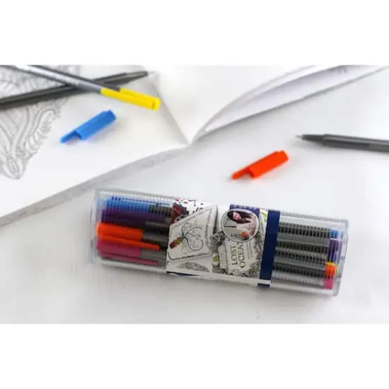 Staedtler Johanna Basford Triplus Fineliner Pen Set {4}