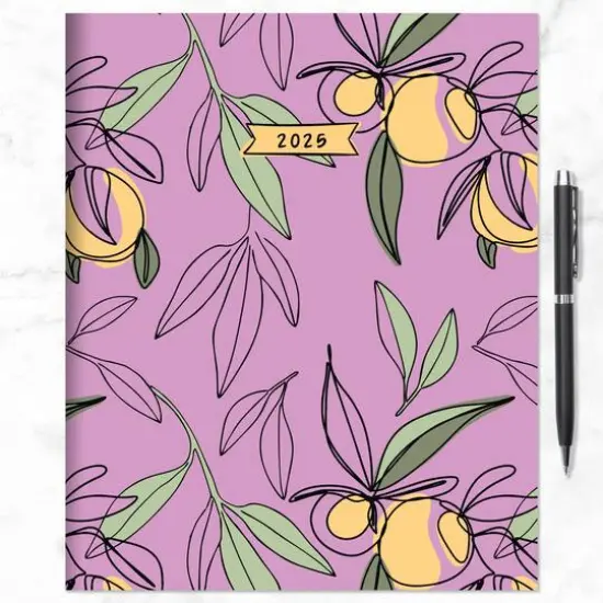 TF Publishing 2025 Lemon & Lavender Monthly Planner {7}
