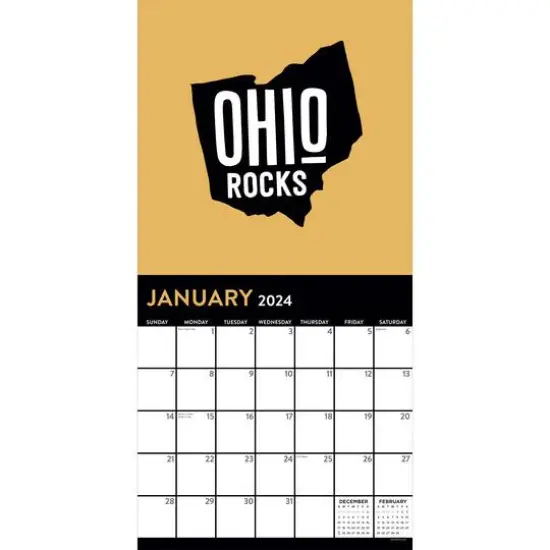 TF Publishing 2024 Home: Ohio Wall Calendar {4}