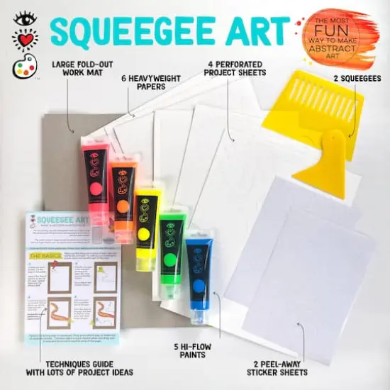 Squeegee Art Craft Kit {4}