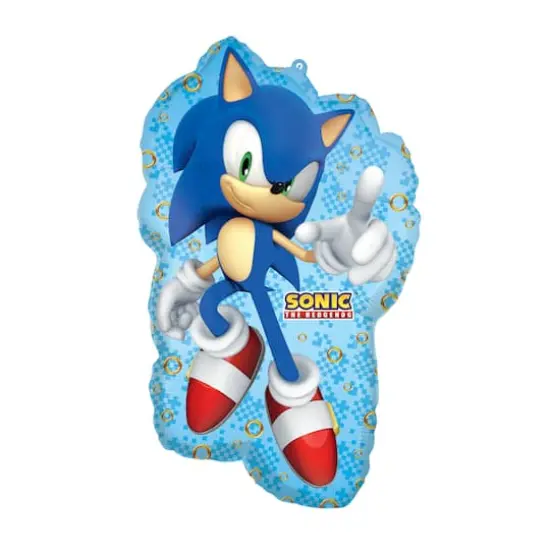 SuperShape&trade; 30" Sonic the Hedgehog 2 Foil Balloon {4}