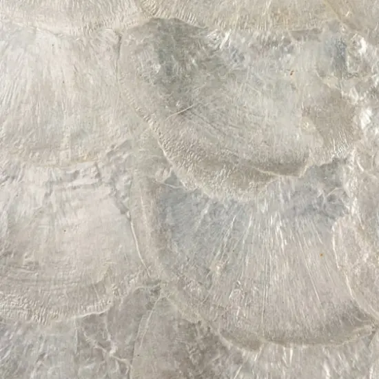 Hello Honey&reg; Black Finish Laminated Capiz Tiered Chandelier {5}