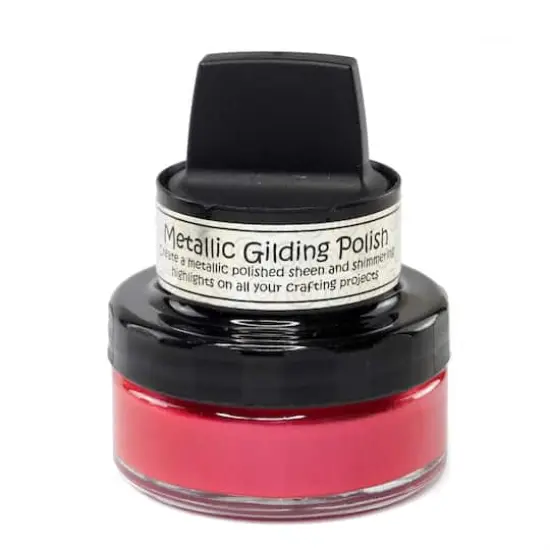 Creative Expressions Cosmic Shimmer Metallic Gilding Polish, 50ml Carmine Red {1}