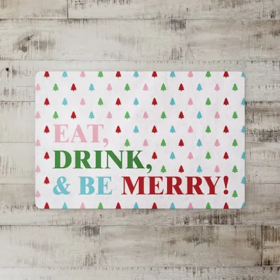 Eat Drink and Be Merry 27x18 Floor Mat {3}