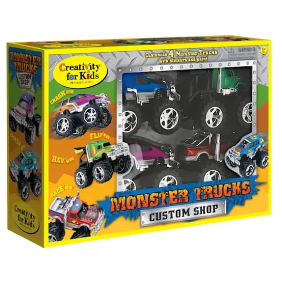 Faber-Castell&reg; Creativity for Kids&reg; Monster Trucks Custom Shop {1}