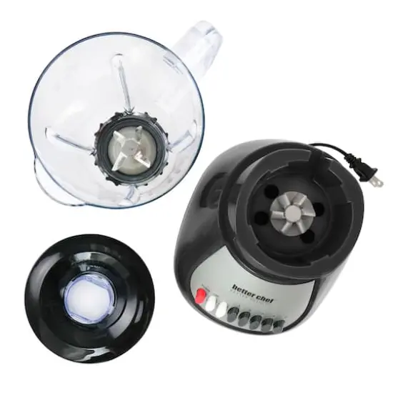 Better Chef Black 50oz. 10-Speed 350-Watt Plastic Jar Blender {4}