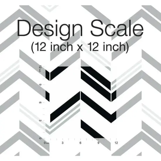 RoomMates Chevron Stripe Peel & Stick Wallpaper Black and Gray {8}