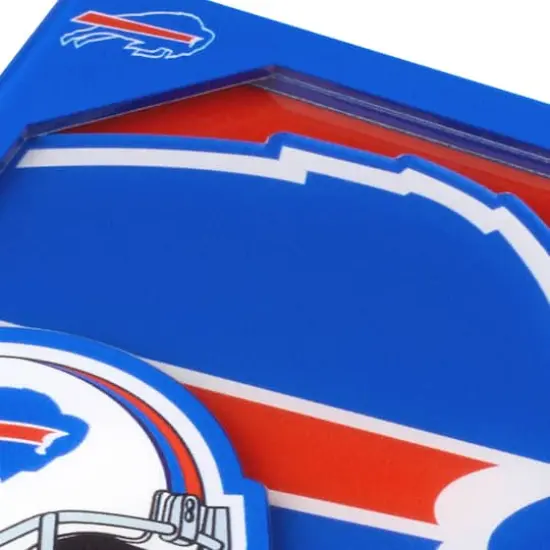 NFL 3D Logo Series Coaster Set Buffalo Bills {5}