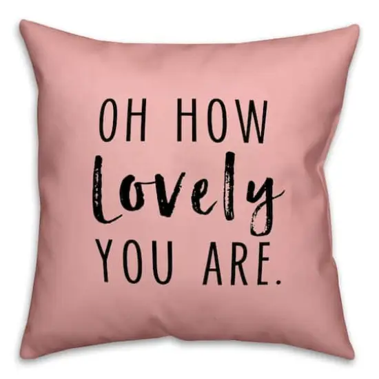 Oh How Lovely Throw Pillow {1}