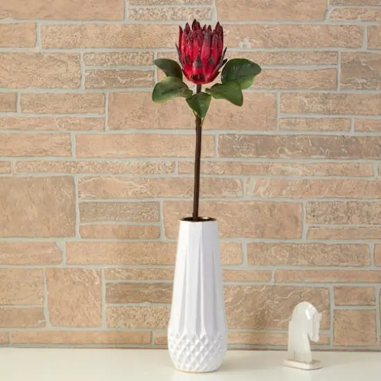 King Protea Artificial Flower Stem, 4ct. {4}