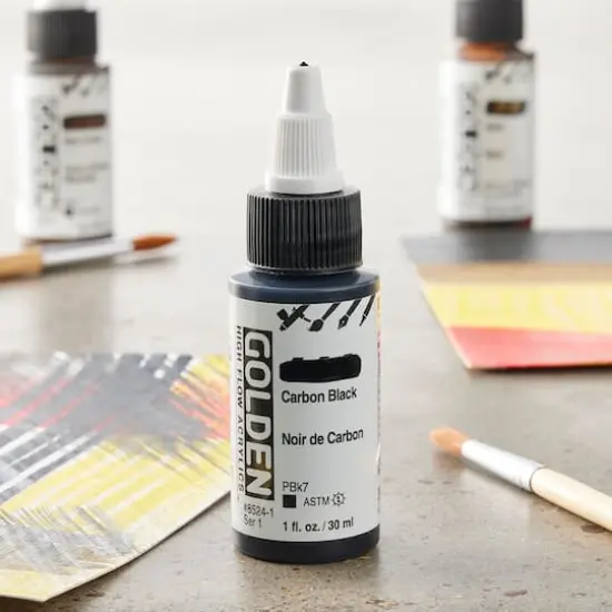Golden&reg; High Flow Acrylics, 1oz. Carbon Black {3}