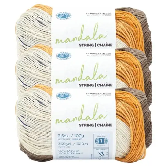 3 Pack Lion Brand&reg; Mandala String Yarn Country {1}