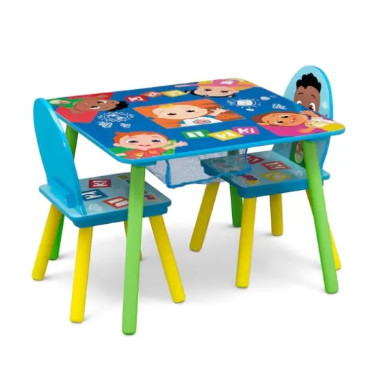 Delta Children CoComelon Kids Table & 2 Chairs Set with Storage {1}