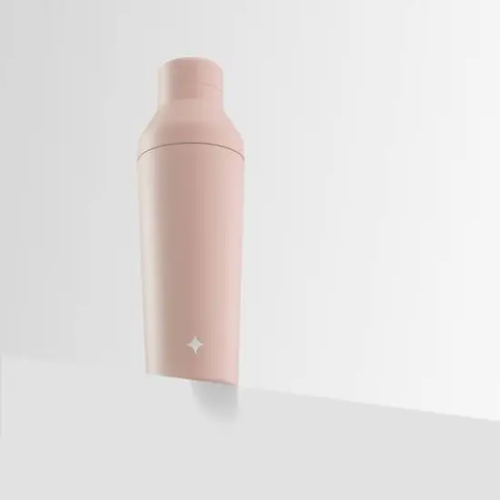 JoyJolt&reg; 20oz. Vacuum Insulated Cocktail Protein Shaker Pink {9}