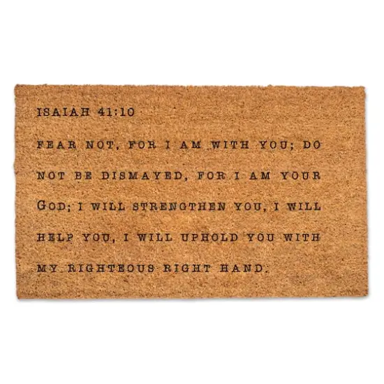 Isaiah 41:10 Doormat {1}