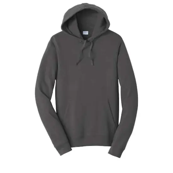 Port & Company&reg; Fan Favorite&trade; Fleece Pullover Hooded Sweatshirt Charcoal {1}