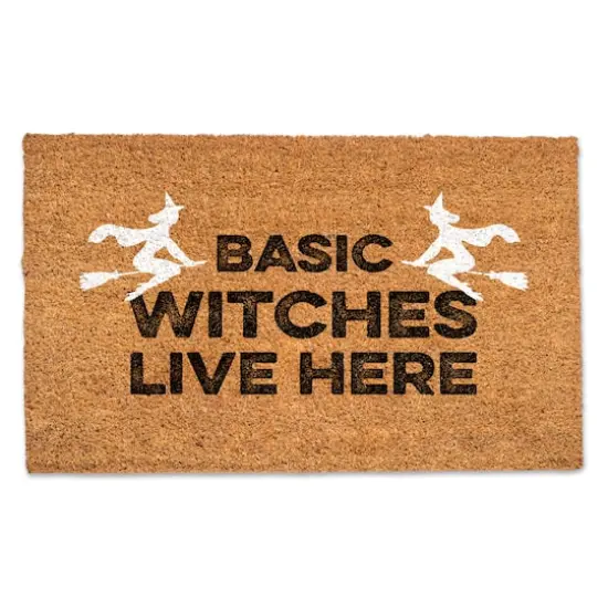 Basic Witches Live Here Doormat {1}