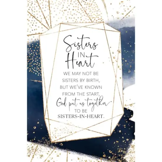 Sisters In Heart Plaque {1}