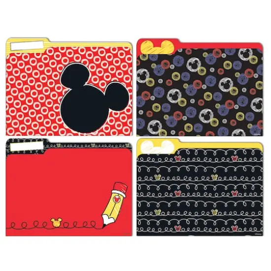 Disney&reg; Mickey Color Pop! File Folders, 6 Packs of 4 {3}