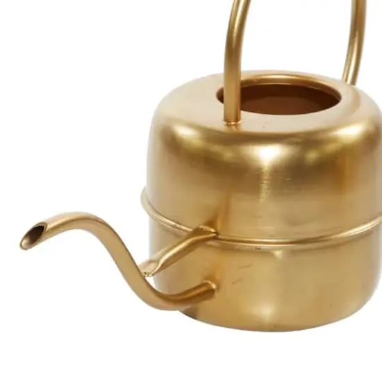 Gold Metal Glam Watering Can Set {6}