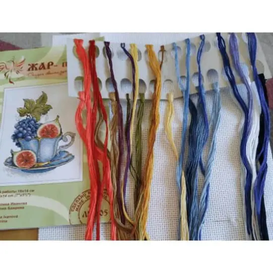 MP Studia Grapes & Fig Cross Stitch Kit {3}