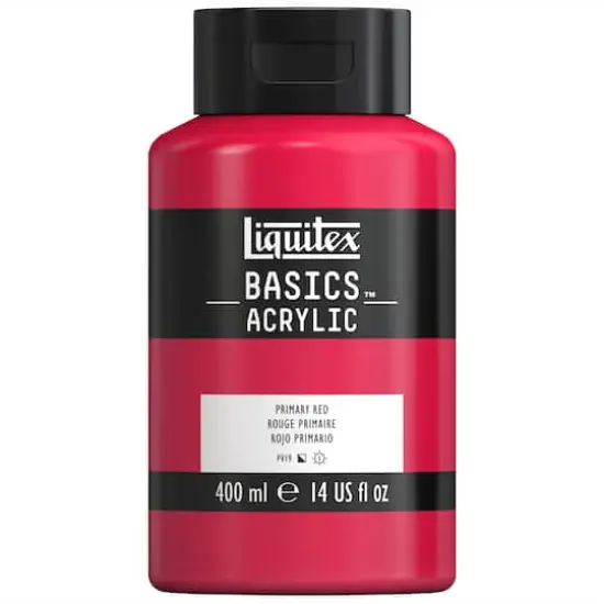 Liquitex&reg; BASICS&trade; 13.5oz. Acrylic Paint 415 Primary Red {1}