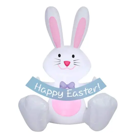 5ft. Airblown&reg; Inflatable Easter Bunny {1}