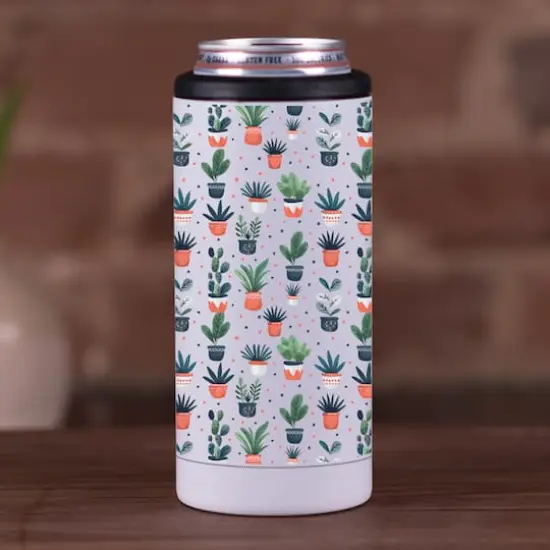 Houseplant Pattern 12oz. Koozie {4}