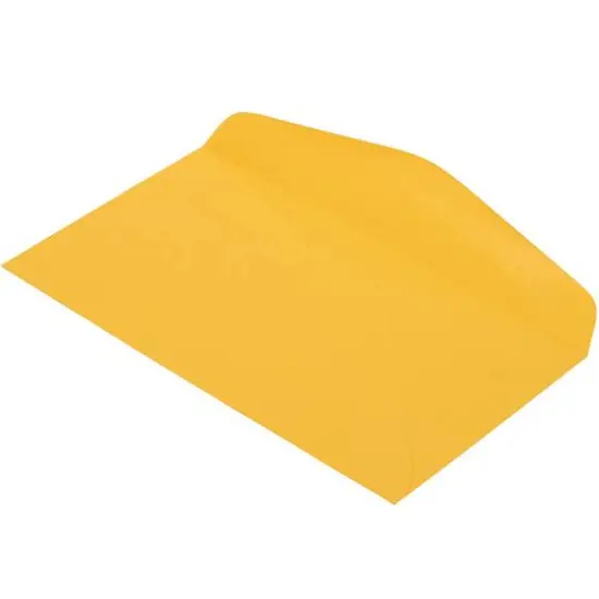 JAM Paper 3.625" x 6.5" Premium Commercial Envelopes, 100ct. Goldenrod Orange {5}