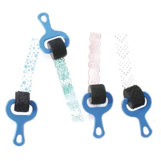 Ready 2 Learn® Heavy Duty Paint & Clay Explorer Rollers, 2 Sets of 4 {3}