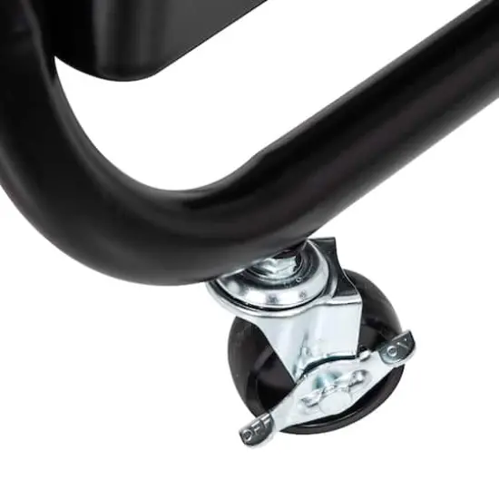 Honey Can Do Black Rolling Craft Cart {9}