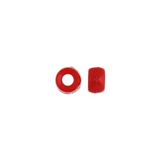 John Bead 6mm Opaque Plastic Mini Pony Beads, 1,000ct. Red {4}