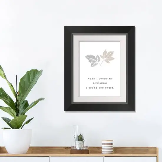  Blessings Fall Print in Black Frame {4}