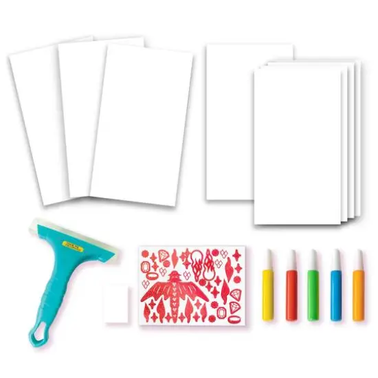 Creativity for Kids&reg; Dragon Squeegeez Magic Reveal Art {3}