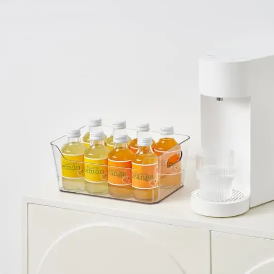 Medium Clear Open Storage Bin by Simply Tidy&reg; {4}