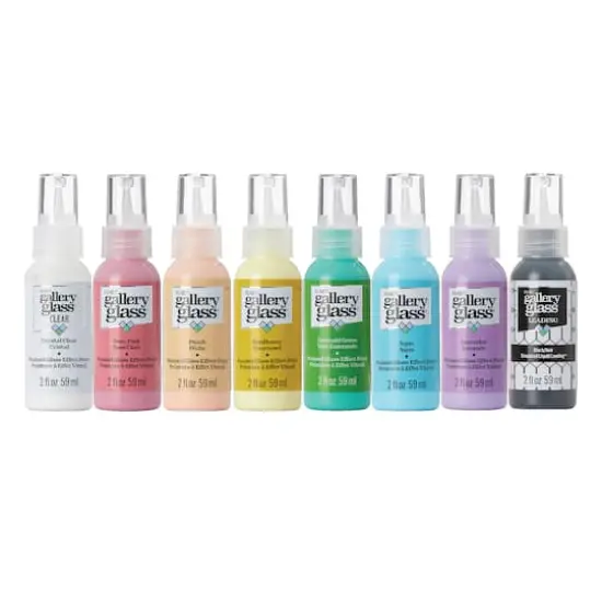 Plaid® Gallery Glass® Pastels Stained Glass Painting Kit {1}