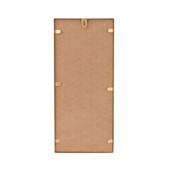 CosmoLiving by Cosmopolitan Gold Metal Modern Wall Sconce {7}