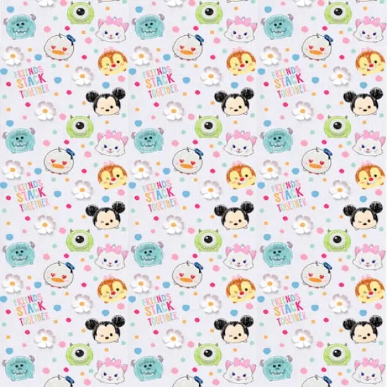 Disney&reg; Tsum Tsum I Love My Friends Cotton Fabric {3}