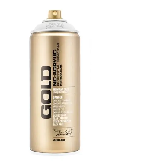 Montana&trade; Gold Acrylic Professional Spray Paint F9100 Disco White {7}