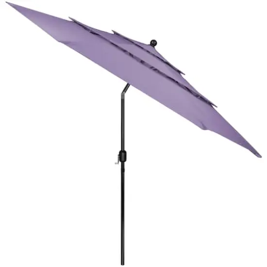 9.75ft. Outdoor Patio Market Umbrella with Hand Crank & Tilt Purple {4}