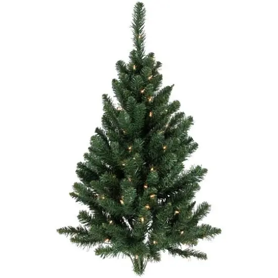 3ft. Pre-Lit Buffalo Fir Artificial Christmas Wall or Door Tree, Clear Dura Lights {1}