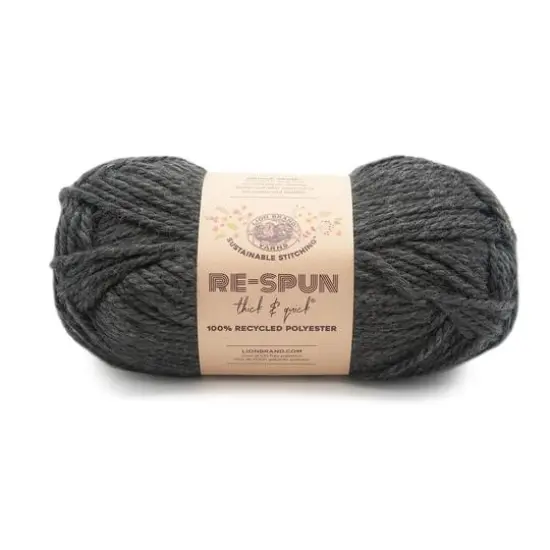Lion Brand&reg; Re-Spun Thick & Quick&reg; Yarn Raven {1}