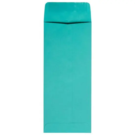 JAM Paper 4.75" x 11" Policy Business Colored Envelopes, 50ct. Sea Blue {4}