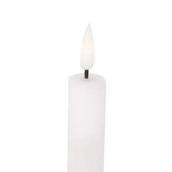 8" Flameless Wax Candles with Remote Control, 6ct. White {7}