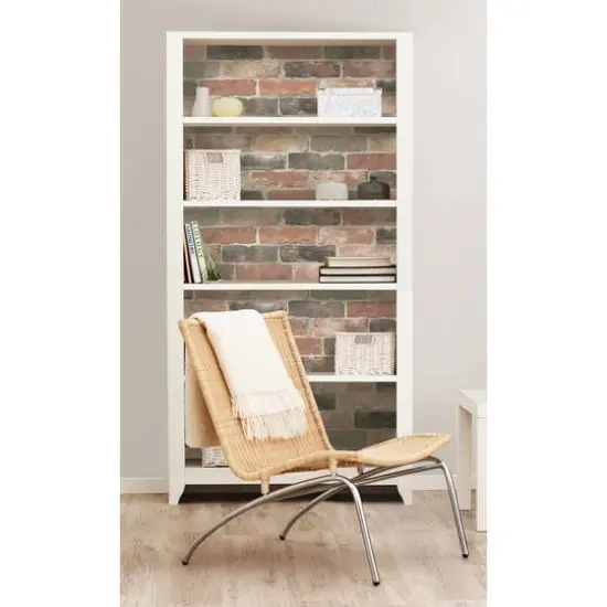 NuWallpaper Newport Reclaimed Brick Peel & Stick Wallpaper {6}