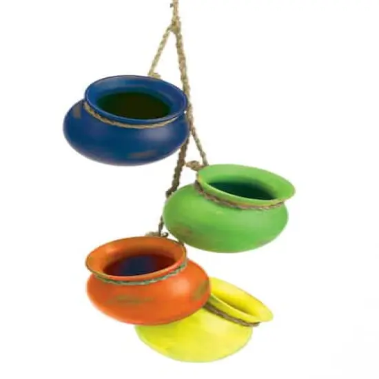 23" Fiesta Dangling Pots {1}