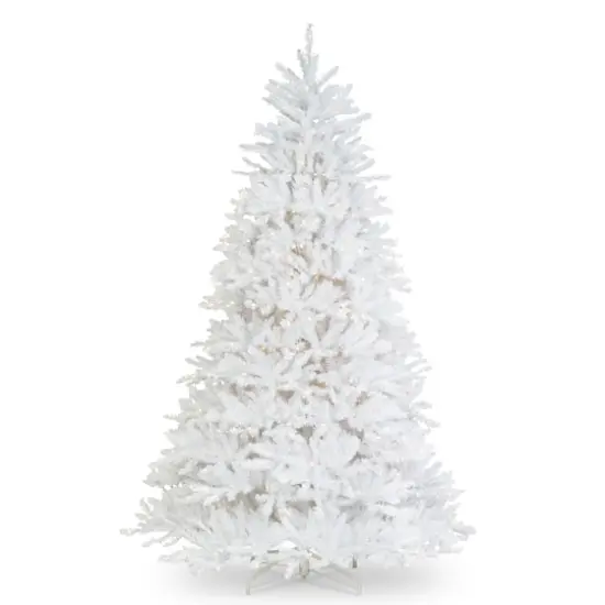 9ft. Pre-Lit Dunhill® White Fir Artificial Christmas Tree, Clear Lights {1}